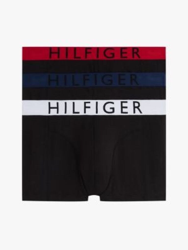 Multi 3-Pack Contrast Waistband Trunks  Men
