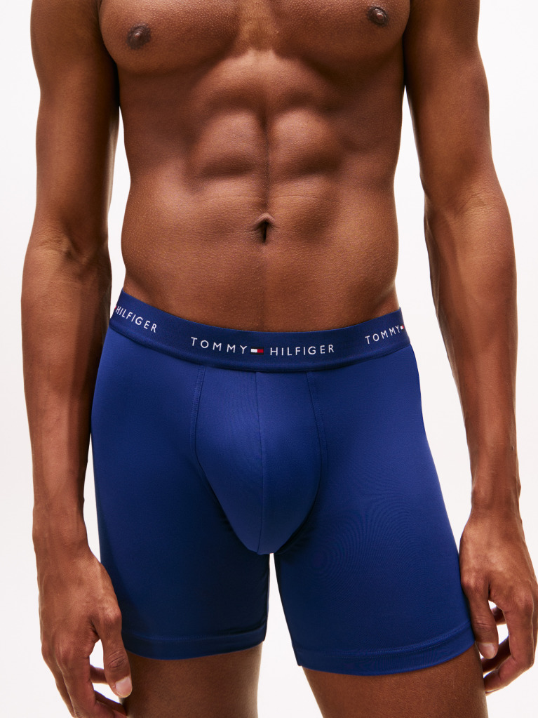Blue 3P Boxer Brief  Men