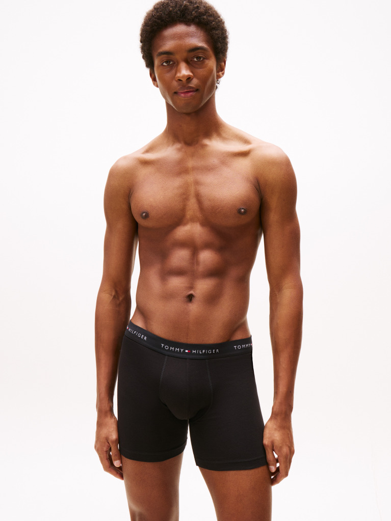 Black 3P Boxer Brief  Men