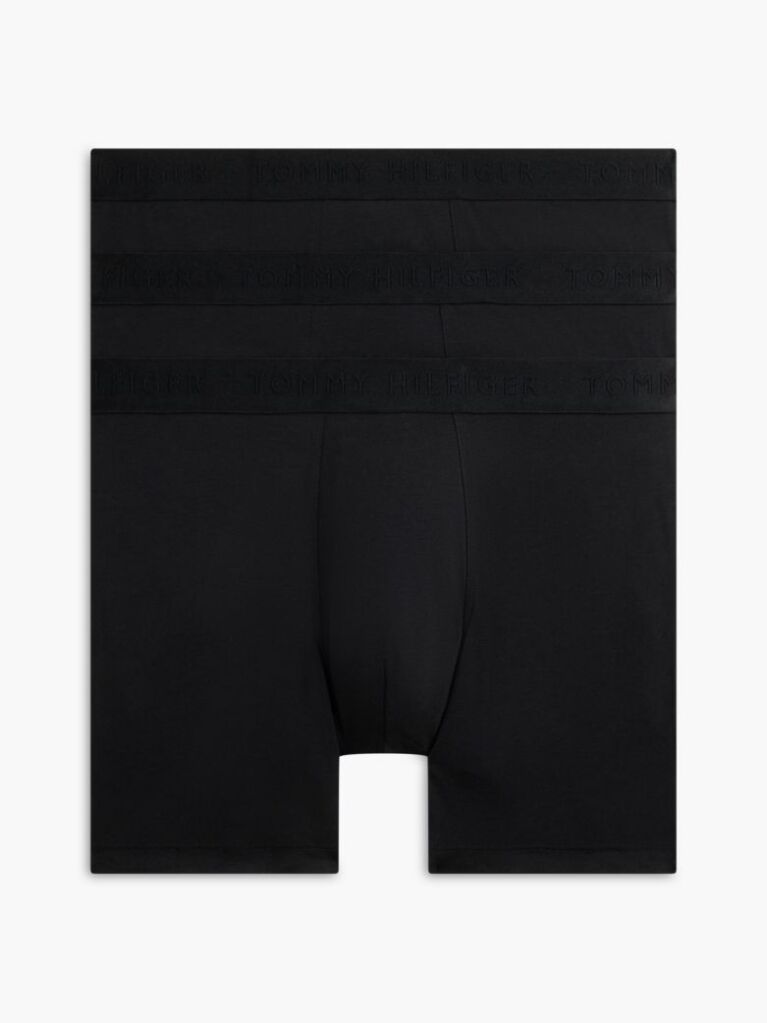 Black 3-Pack Everyday Luxe Tonal Boxer Briefs  Men