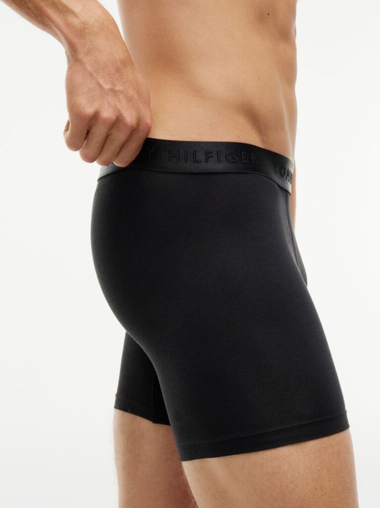 Black 3-Pack Everyday Luxe Tonal Boxer Briefs  Men