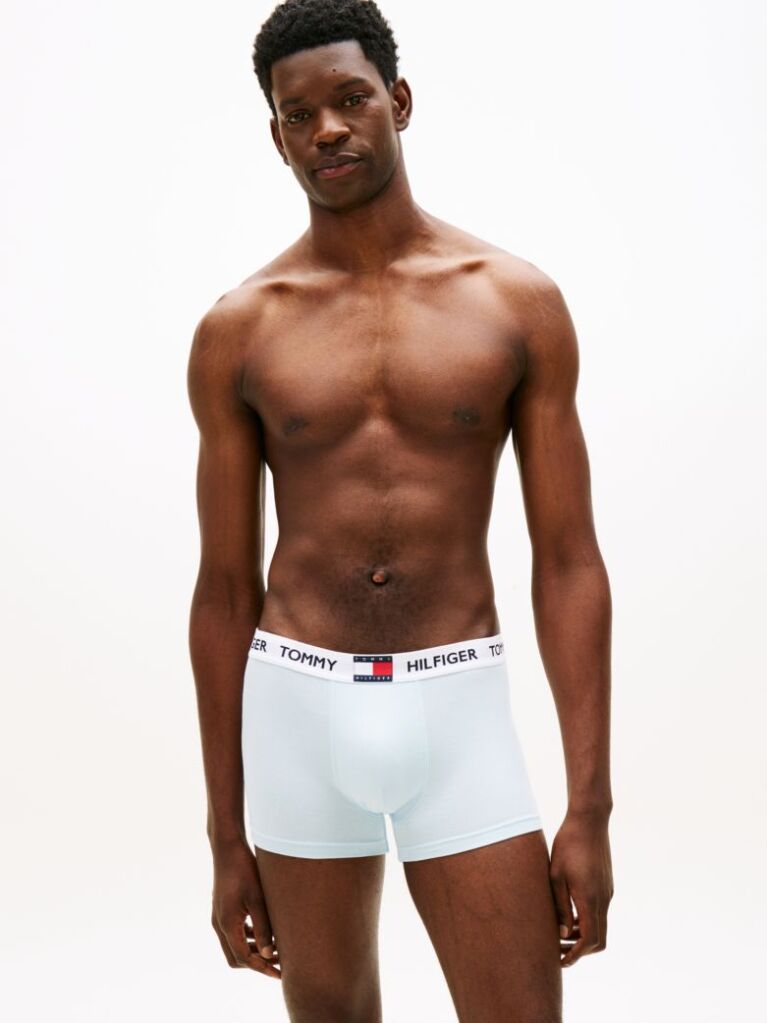 Multi 3-Pack Heritage Logo Waistband Trunks  Men