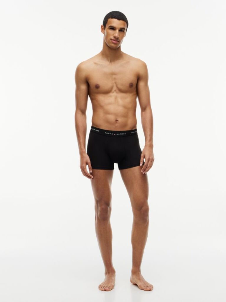 Multi 3-Pack Signature Repeat Logo Waistband Trunks  Men