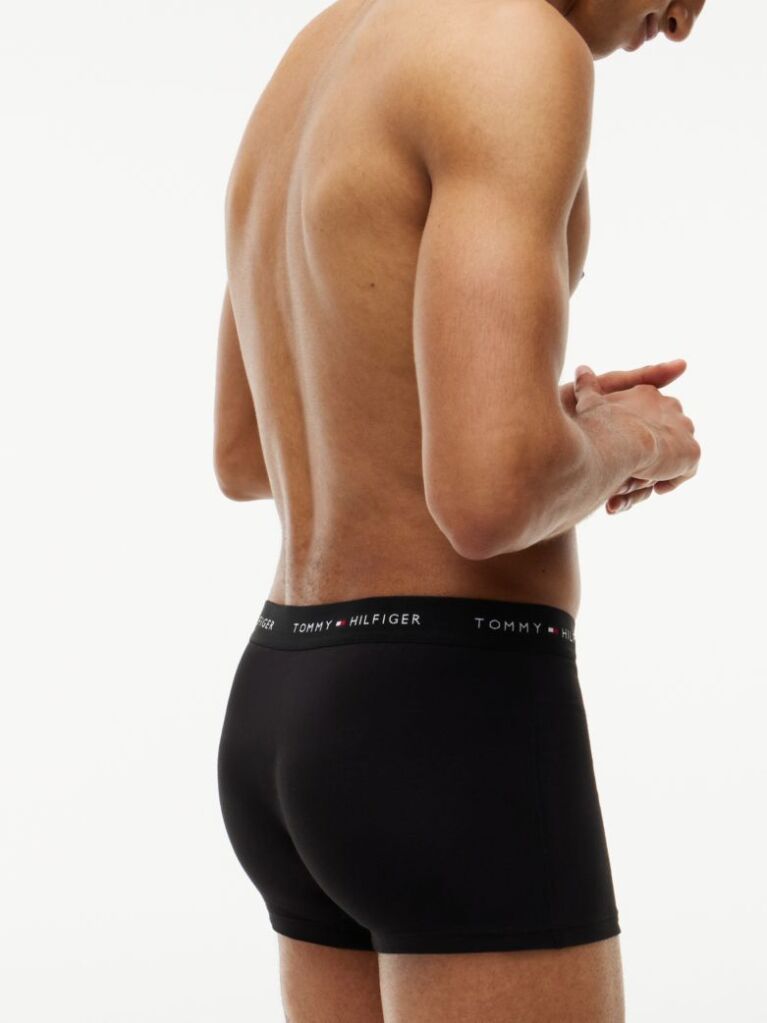 Multi 3-Pack Signature Repeat Logo Waistband Trunks  Men