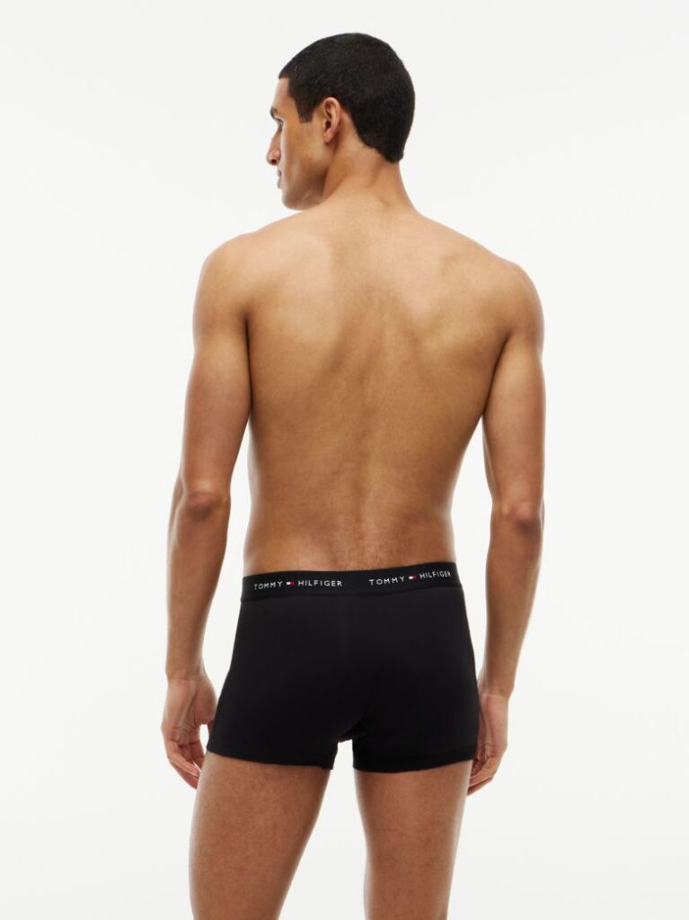 Multi 3-Pack Signature Repeat Logo Waistband Trunks  Men