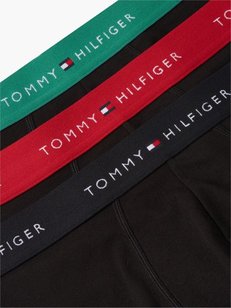 Multi 3-Pack Signature Repeat Logo Waistband Trunks  Men