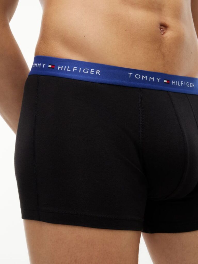 Multi 3-Pack Signature Repeat Logo Waistband Trunks  Men