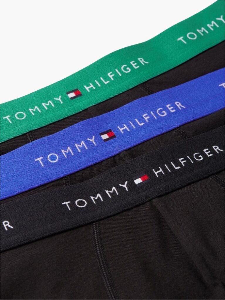 Multi 3-Pack Signature Repeat Logo Waistband Trunks  Men
