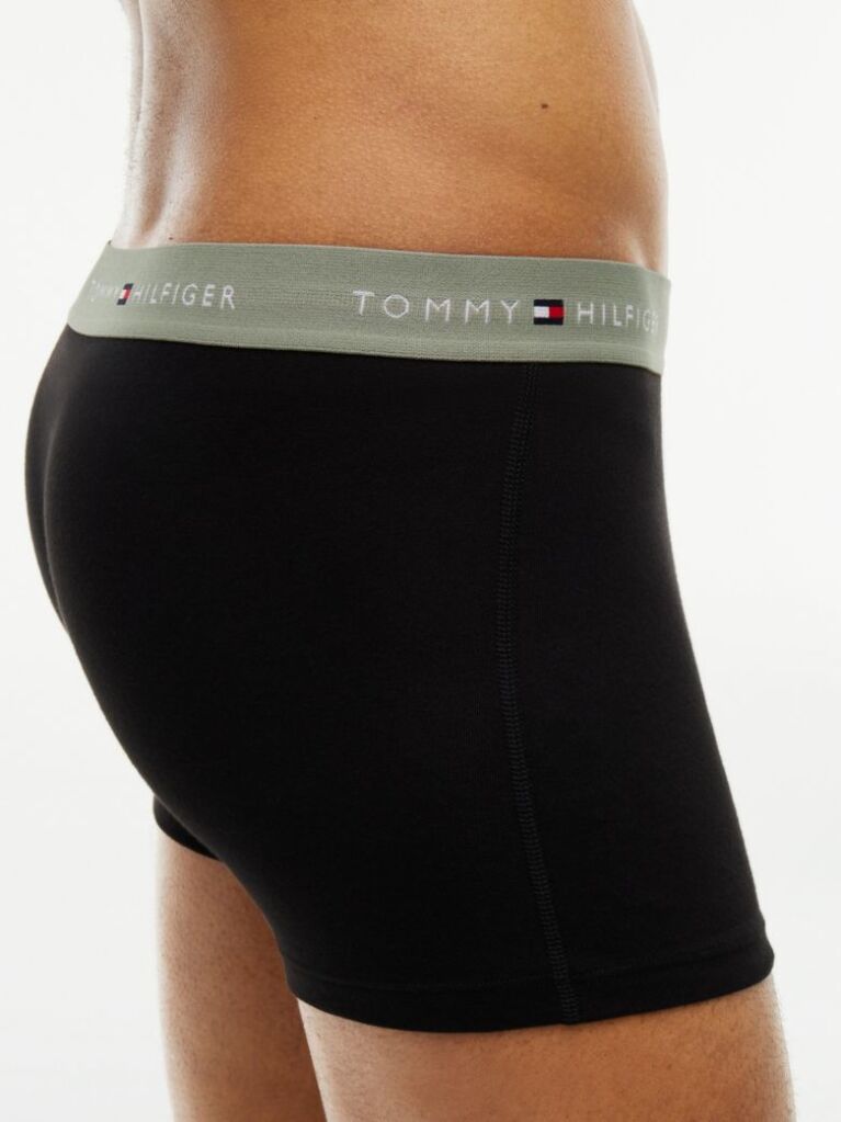 Multi 3-Pack Signature Repeat Logo Waistband Trunks  Men