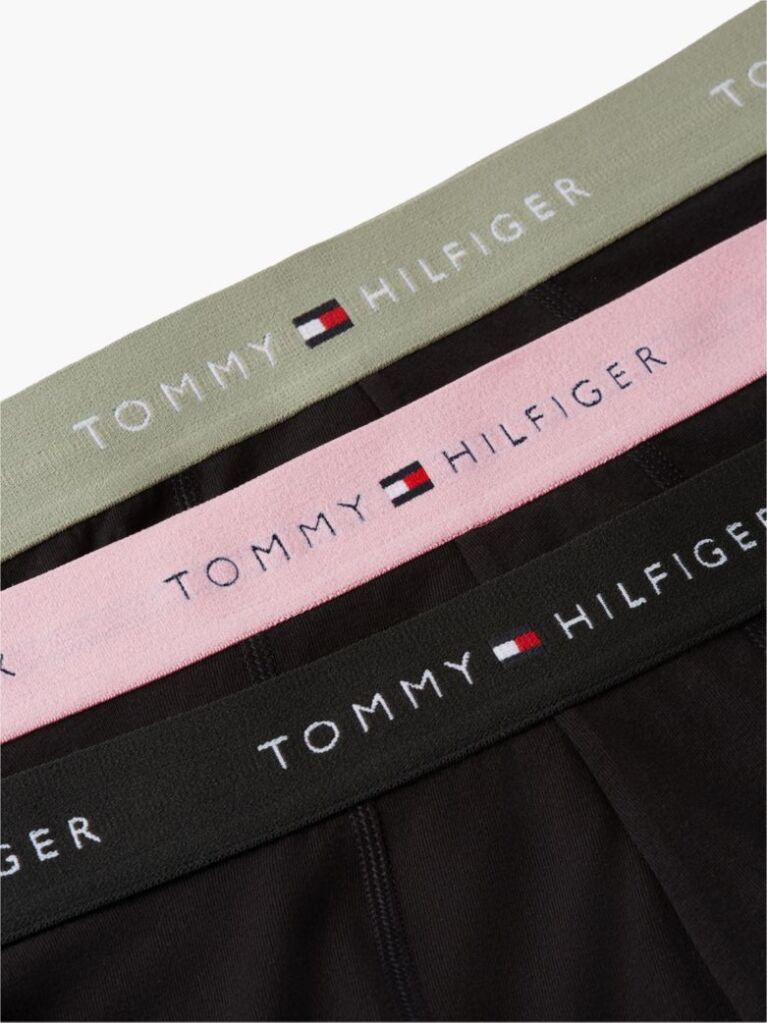 Multi 3-Pack Signature Repeat Logo Waistband Trunks  Men