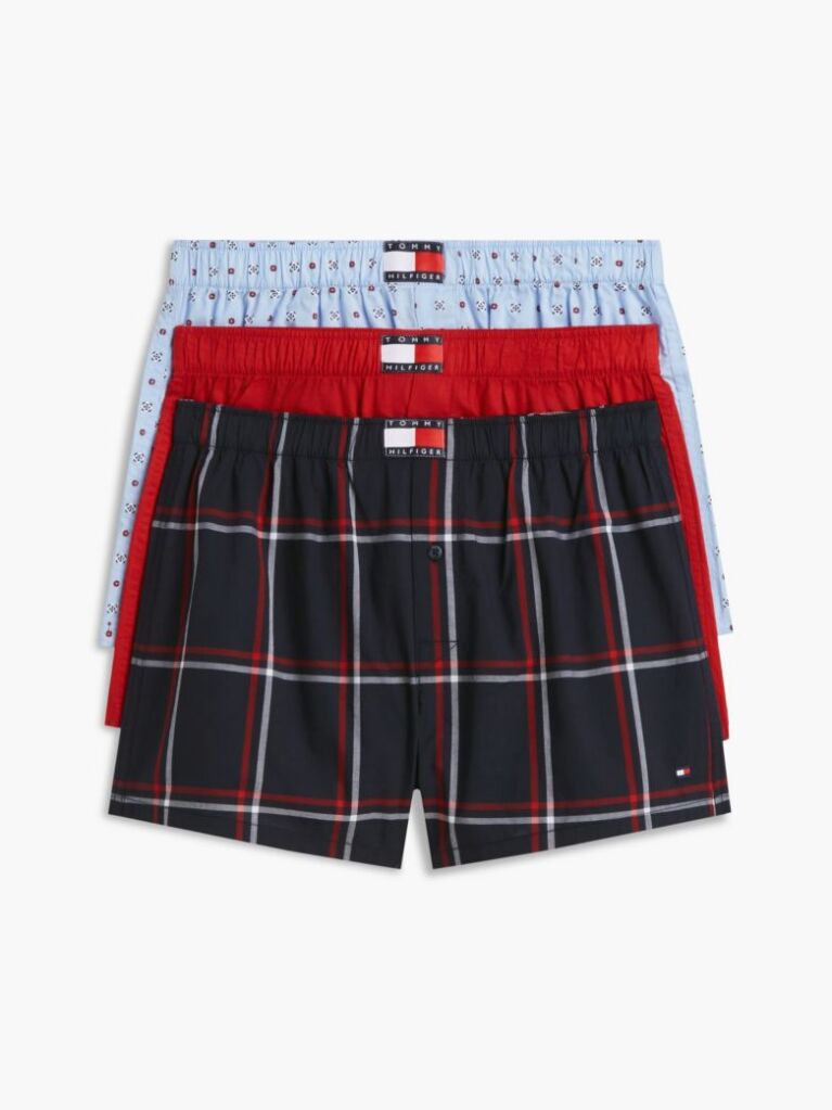 Multi 3-Pack Heritage Logo Poplin Boxer Shorts  Men