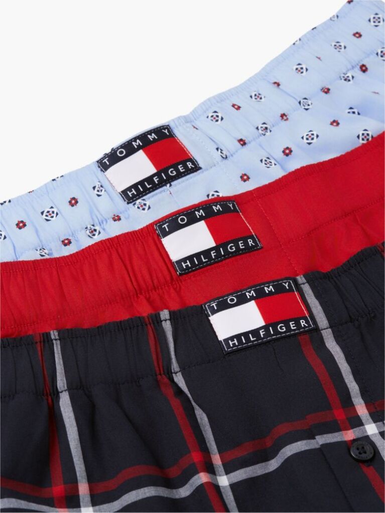 Multi 3-Pack Heritage Logo Poplin Boxer Shorts  Men