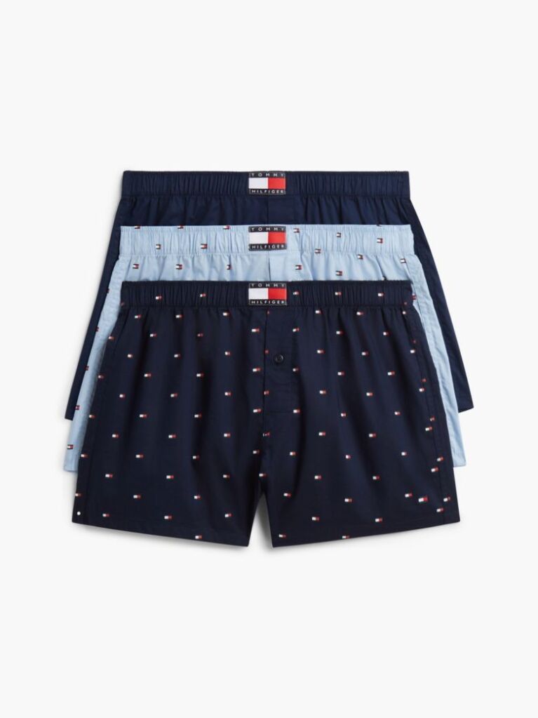 Multi 3-Pack Heritage Logo Poplin Boxer Shorts  Men