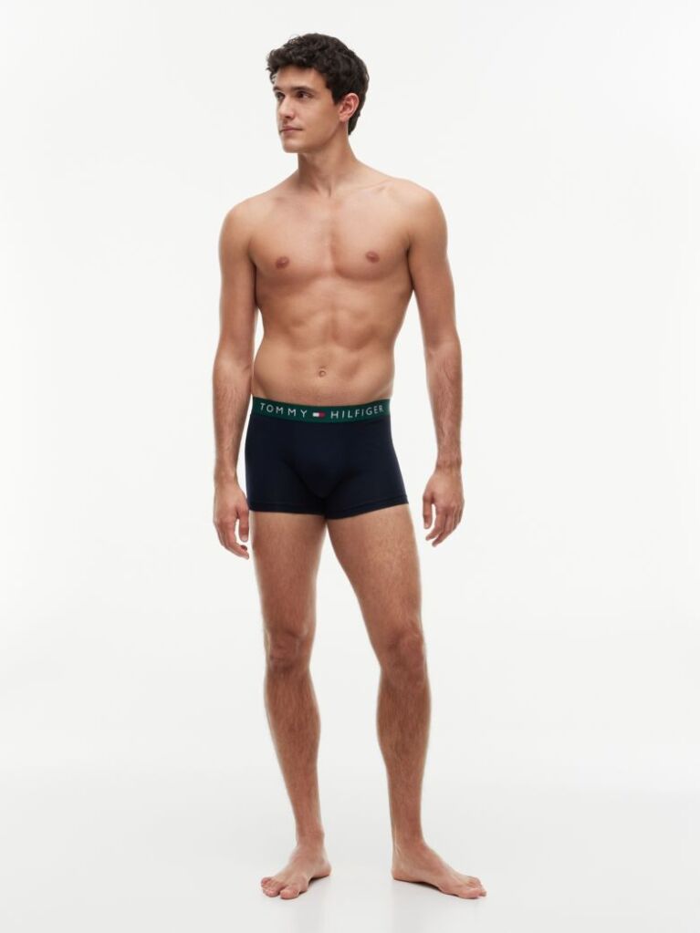 Multi 3-Pack TH Original Logo Waistband Trunks  Men
