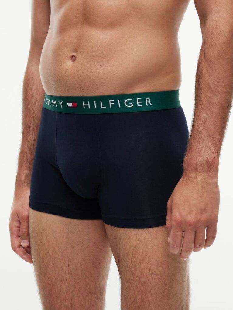 Multi 3-Pack TH Original Logo Waistband Trunks  Men