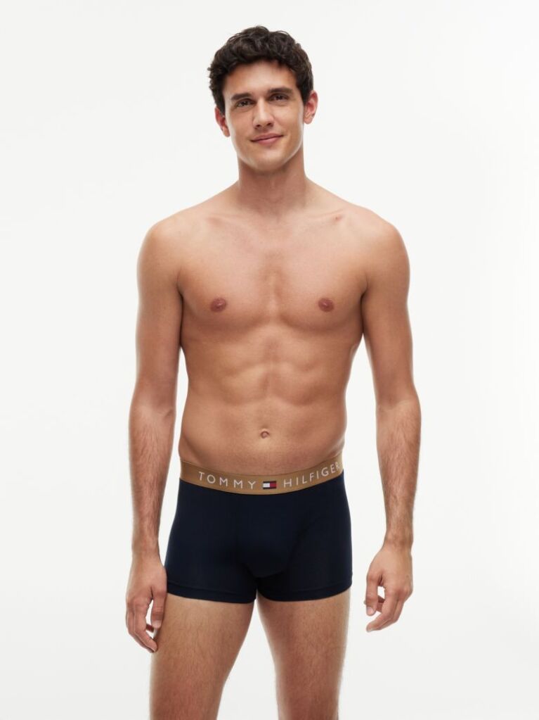 Multi 3-Pack TH Original Logo Waistband Trunks  Men