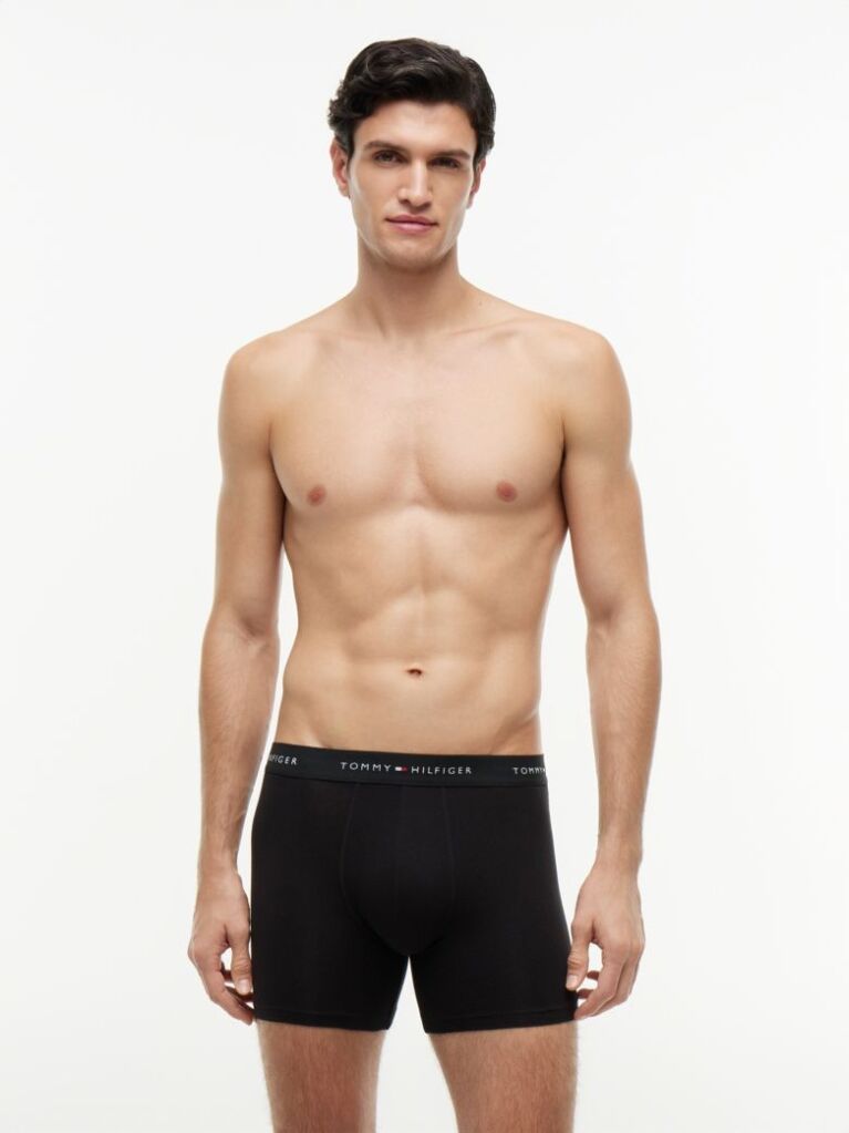 Multi 3-Pack Logo Waistband Trunks  Men