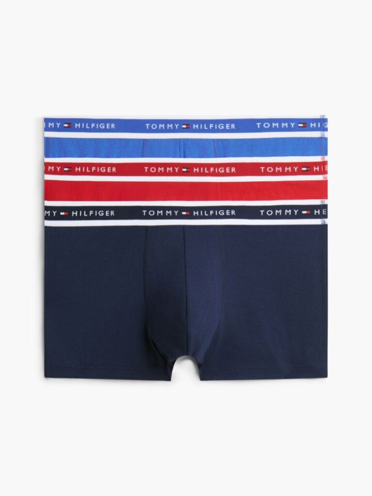 Multi 3-Pack Signature Logo Waistband Trunks  Men