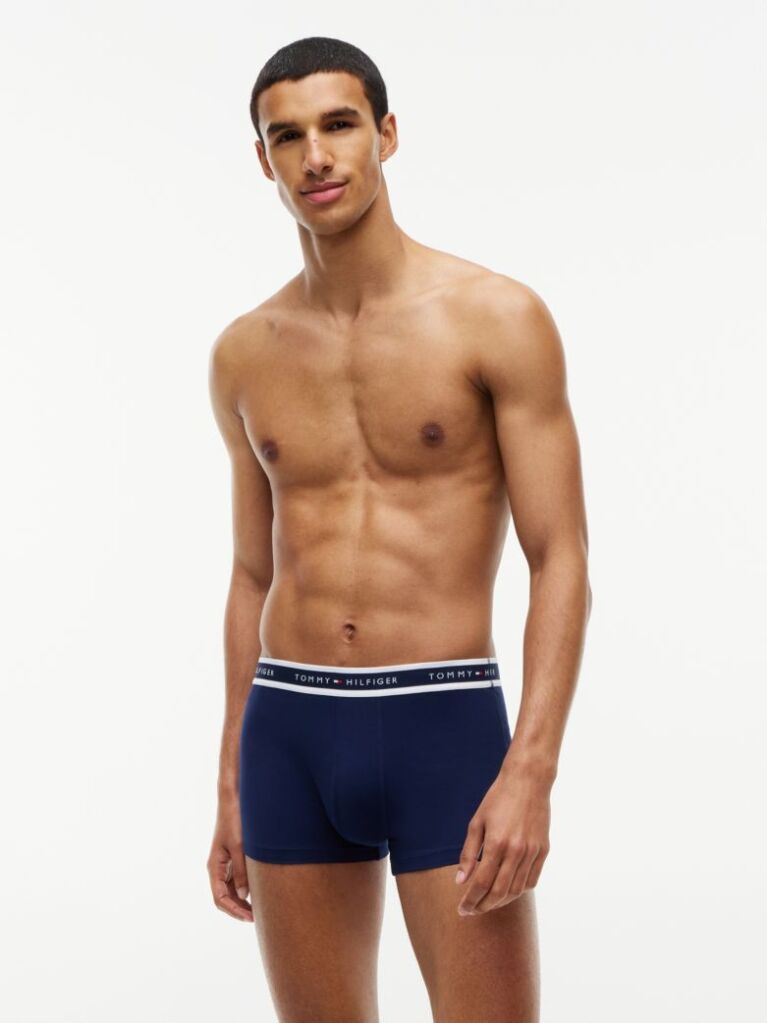 Multi 3-Pack Signature Logo Waistband Trunks  Men