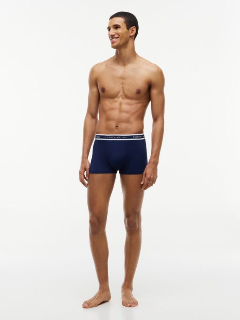 Multi 3-Pack Signature Logo Waistband Trunks  Men