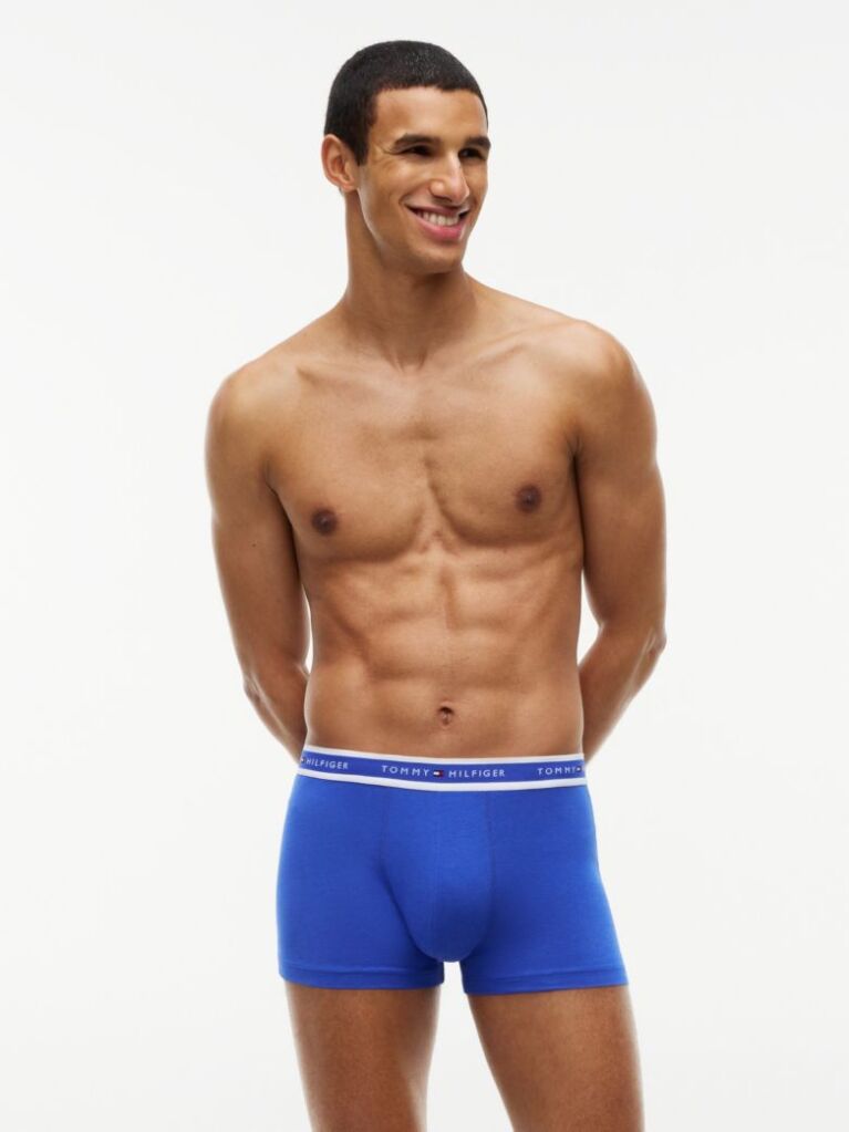 Multi 3-Pack Signature Logo Waistband Trunks  Men