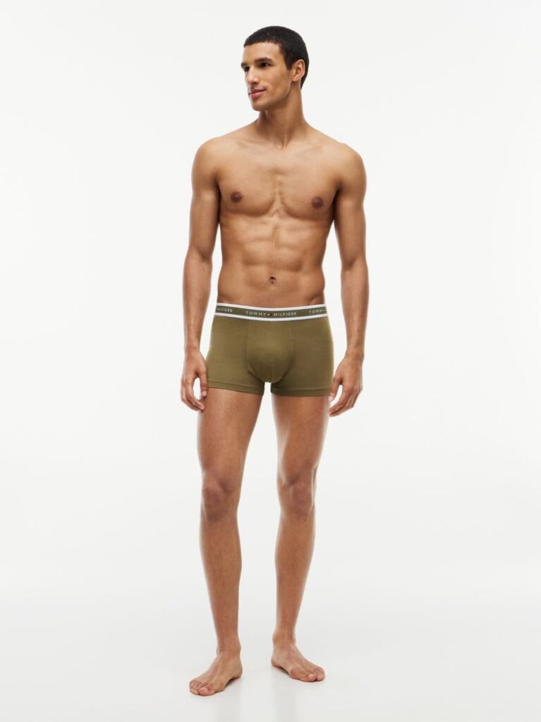 Multi 3-Pack Signature Logo Waistband Trunks  Men