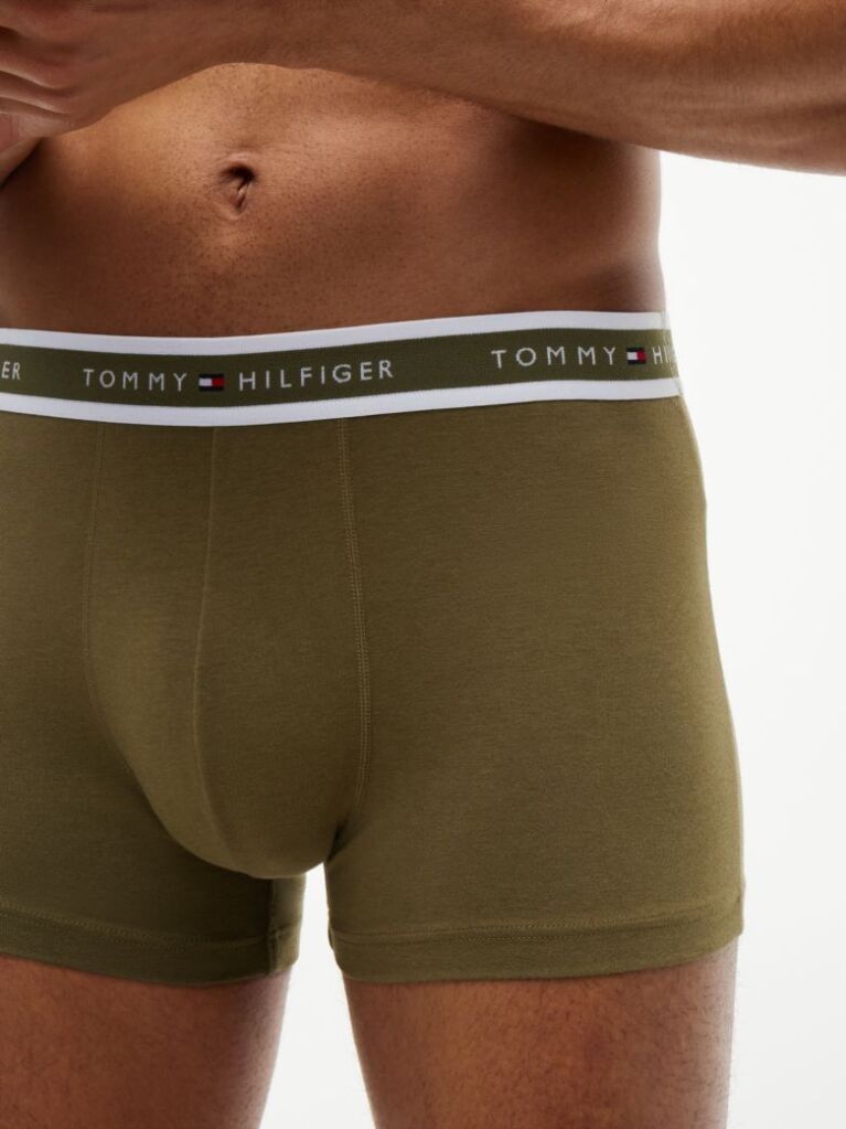 Multi 3-Pack Signature Logo Waistband Trunks  Men