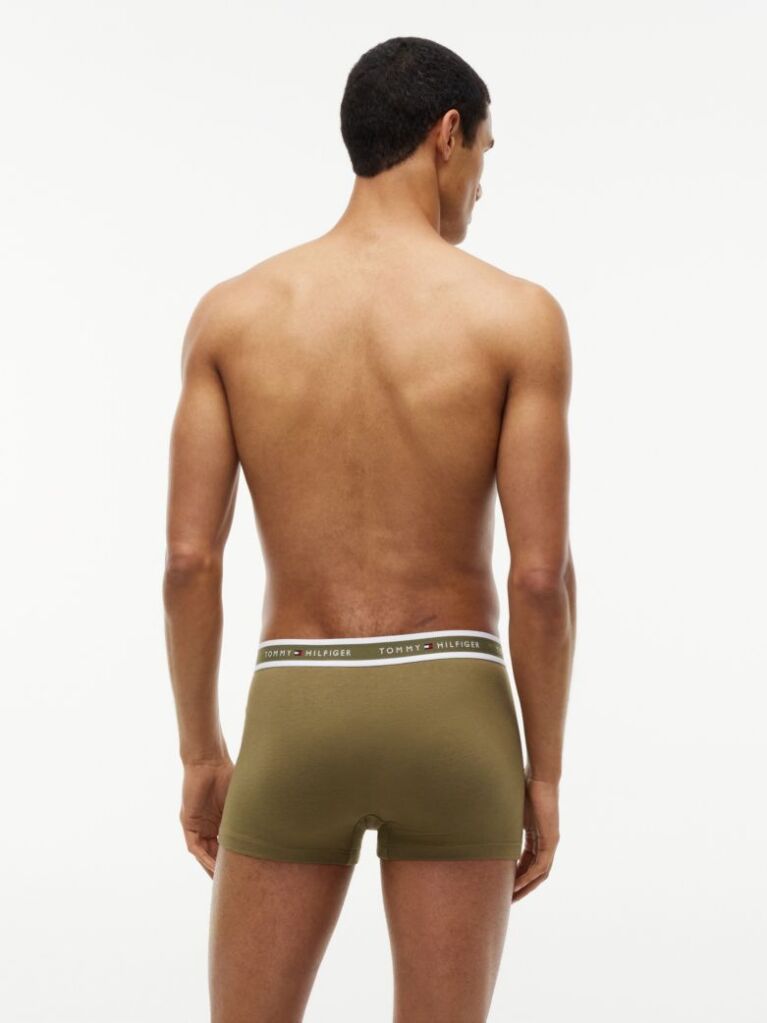 Multi 3-Pack Signature Logo Waistband Trunks  Men