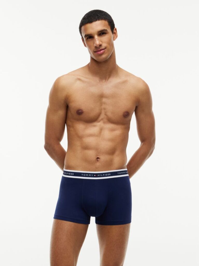 Multi 3-Pack Signature Logo Waistband Trunks  Men