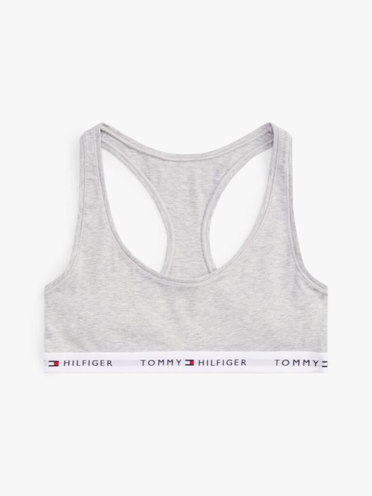 Grey Tommy Icons Unlined Bralette  Women