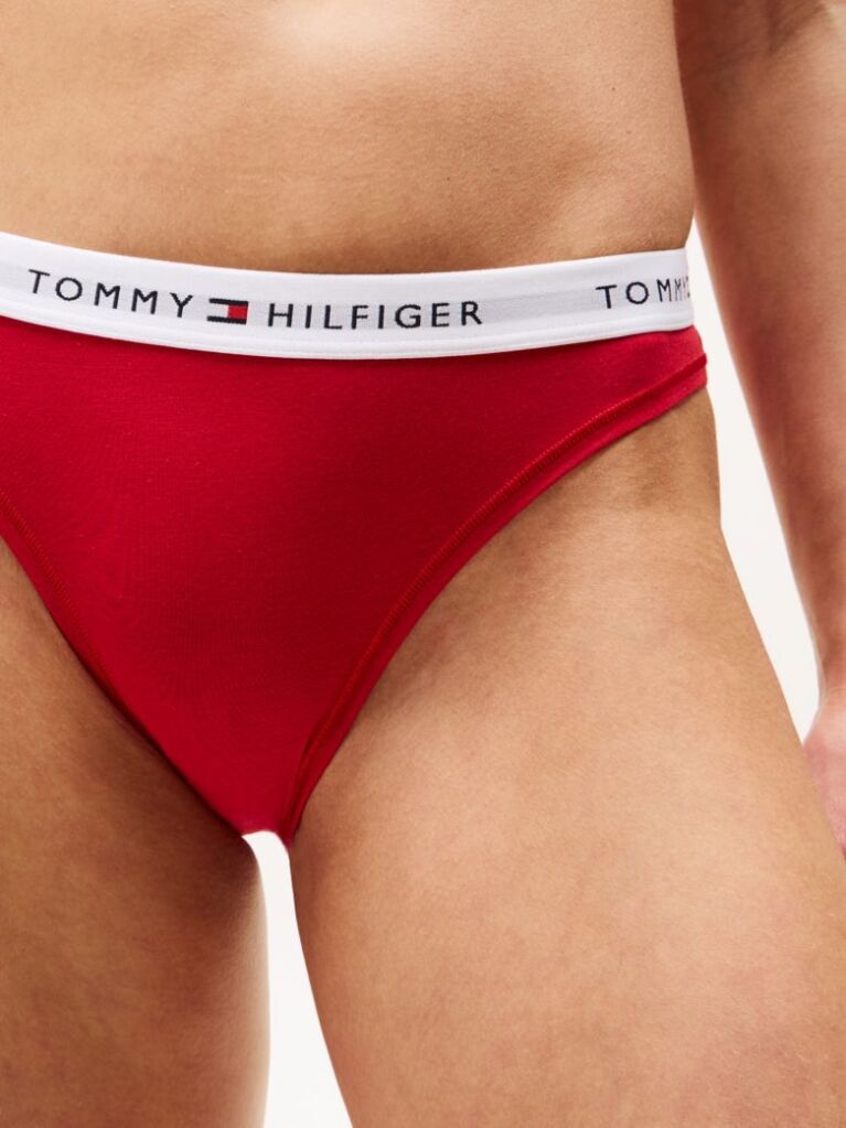 Red Icon Repeat Logo Briefs  Women