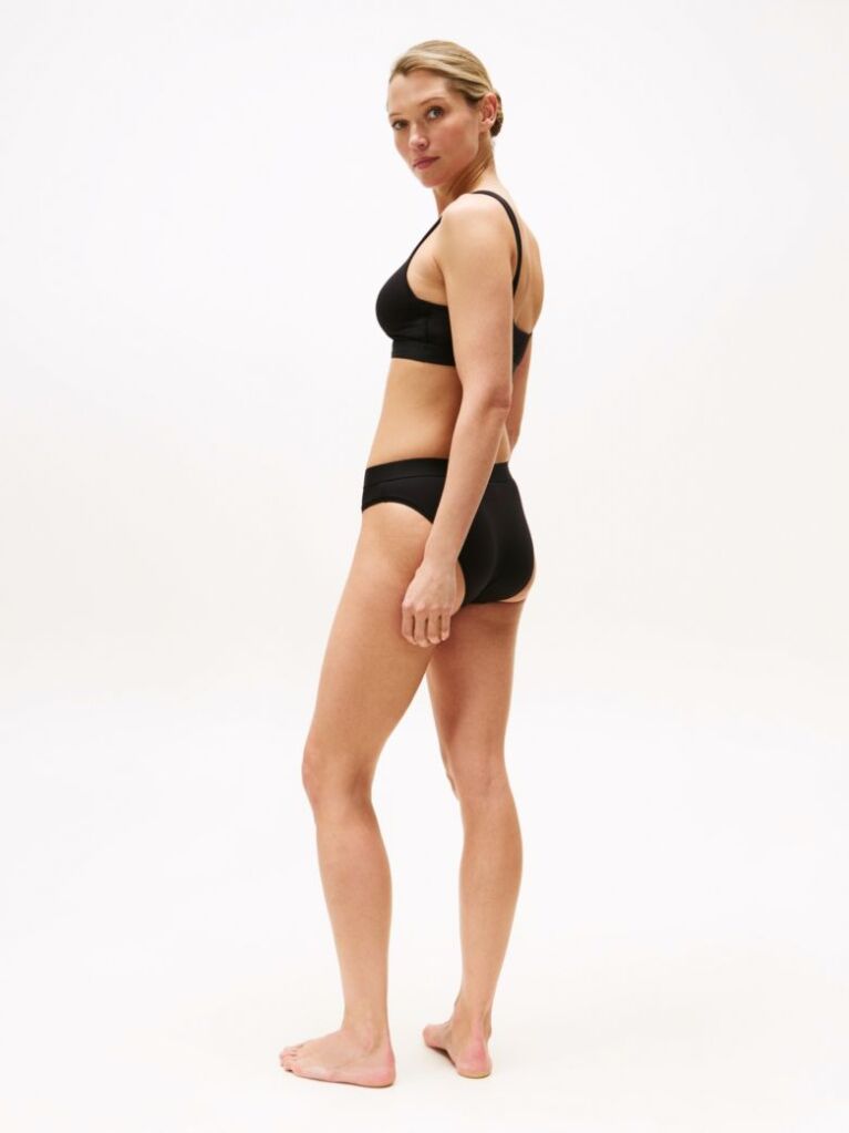 Μαύρο Σουτιέν Bralette Με Ενίσχυση Και Λογότυπο  Γυναίκες