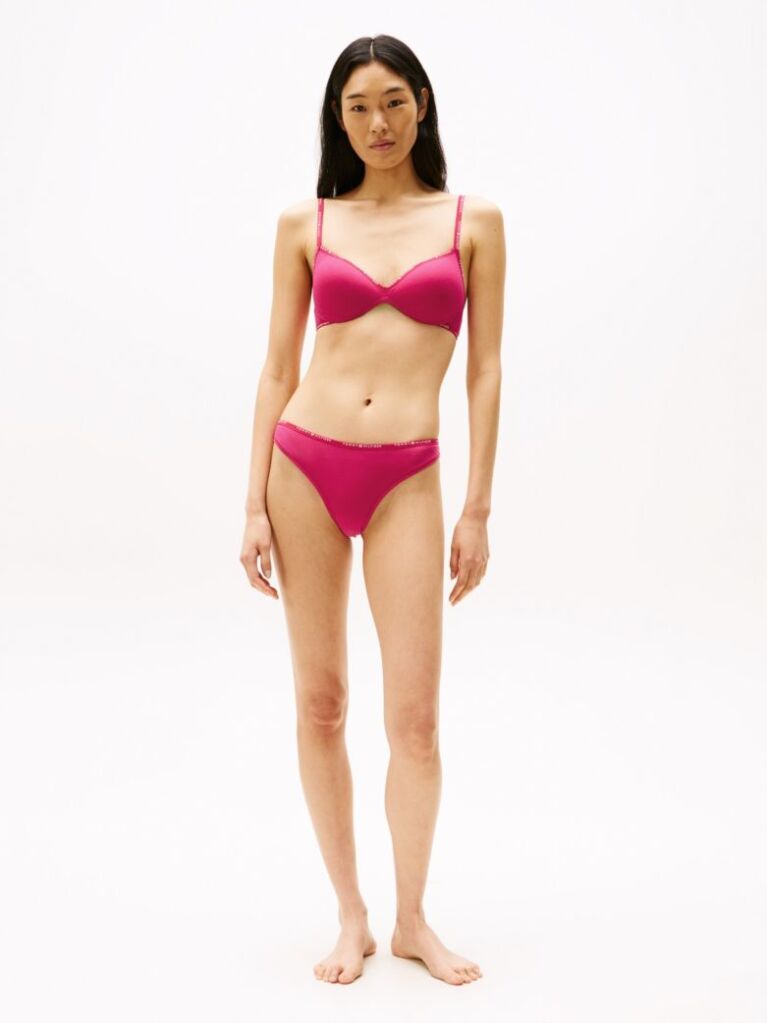 Pink Repeat Logo Non-Wired Push-Up Bra  Women
