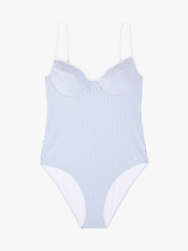 Multi Textured Demi Cup Swimsuit  Women