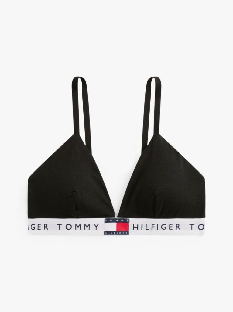 Black Heritage Logo Padded Bralette  Women