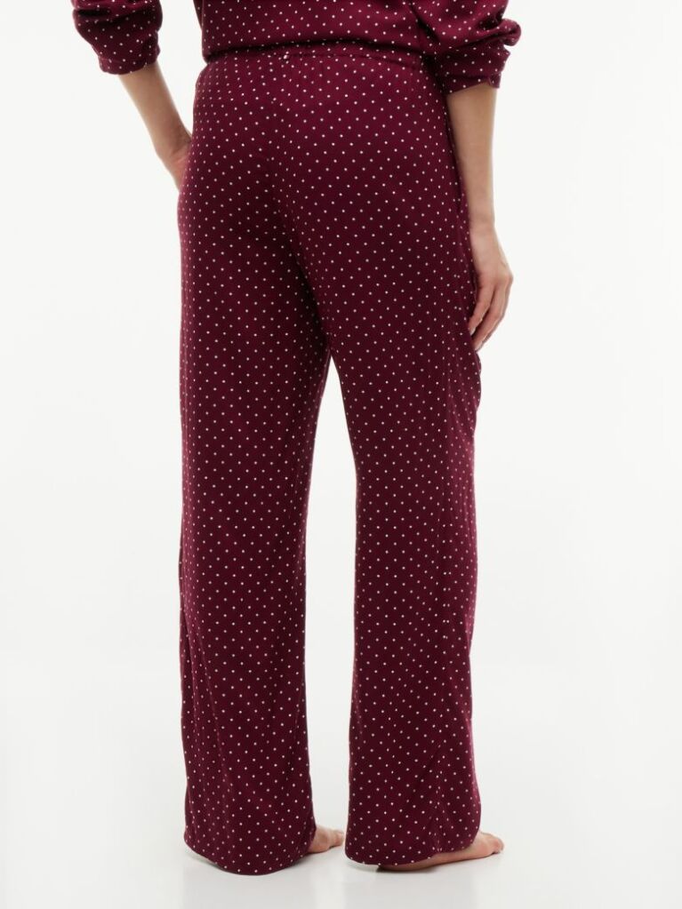 Red Essential Relaxed Drawstring Pyjama Bottoms  Women