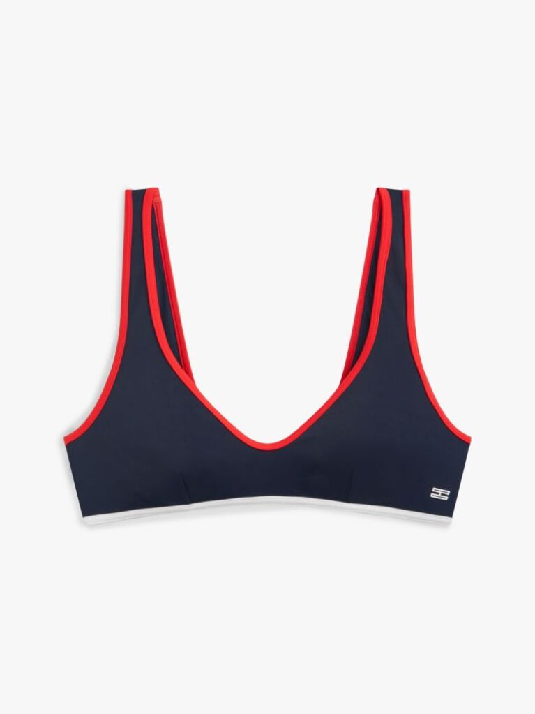 Μπλε Μπικίνι Τοπ Bralette Με Scoop Πλάτη  Γυναίκες