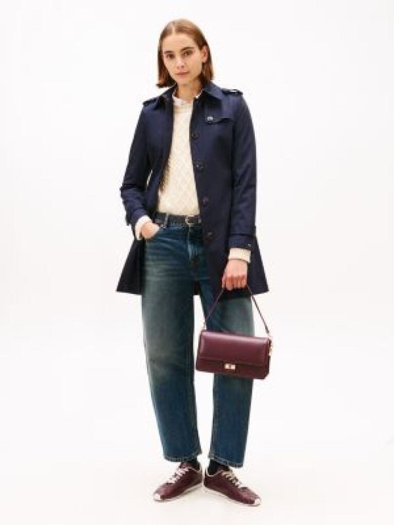 Blue Heritage Single Breasted Trench Coat  Women