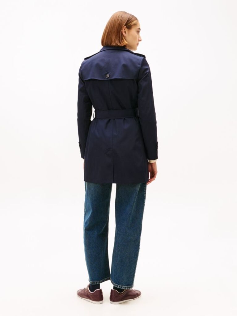 Blue Heritage Single Breasted Trench Coat  Women