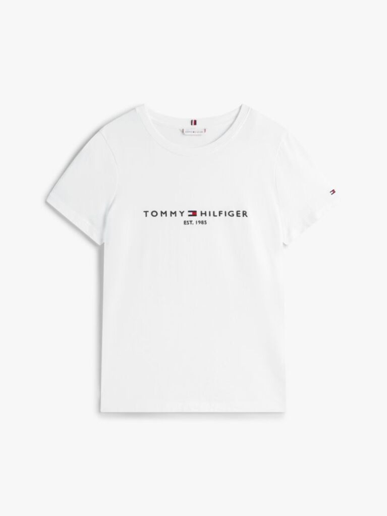 White Organic Cotton Logo T-Shirt  Women