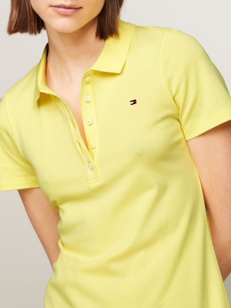 Yellow 1985 Collection Slim Fit Polo Dress  Women