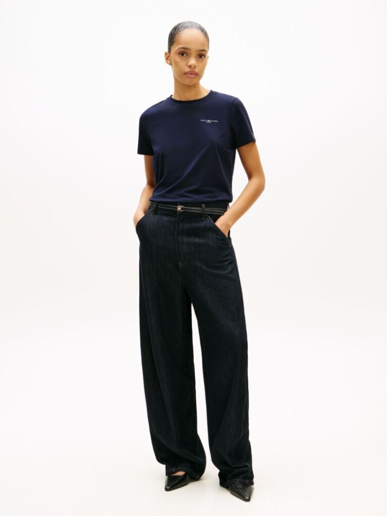 Blue 1985 Collection Crew Neck T-Shirt  Women
