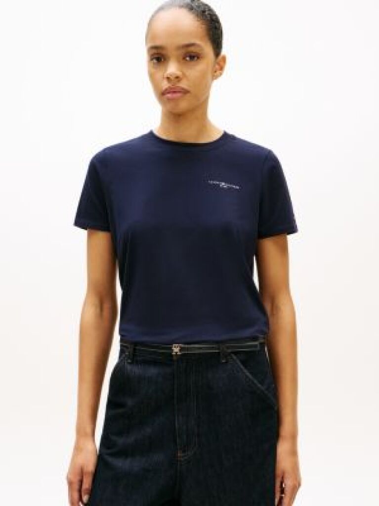 Blue 1985 Collection Crew Neck T-Shirt  Women