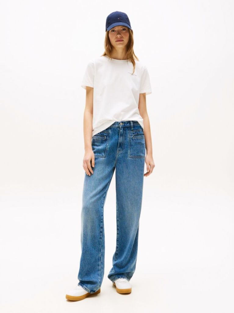 White 1985 Collection Crew Neck T-Shirt  Women