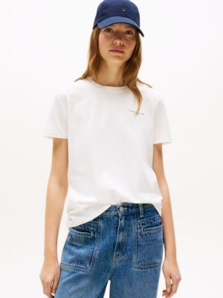 White 1985 Collection Crew Neck T-Shirt  Women