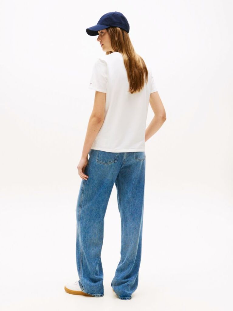 White 1985 Collection Crew Neck T-Shirt  Women