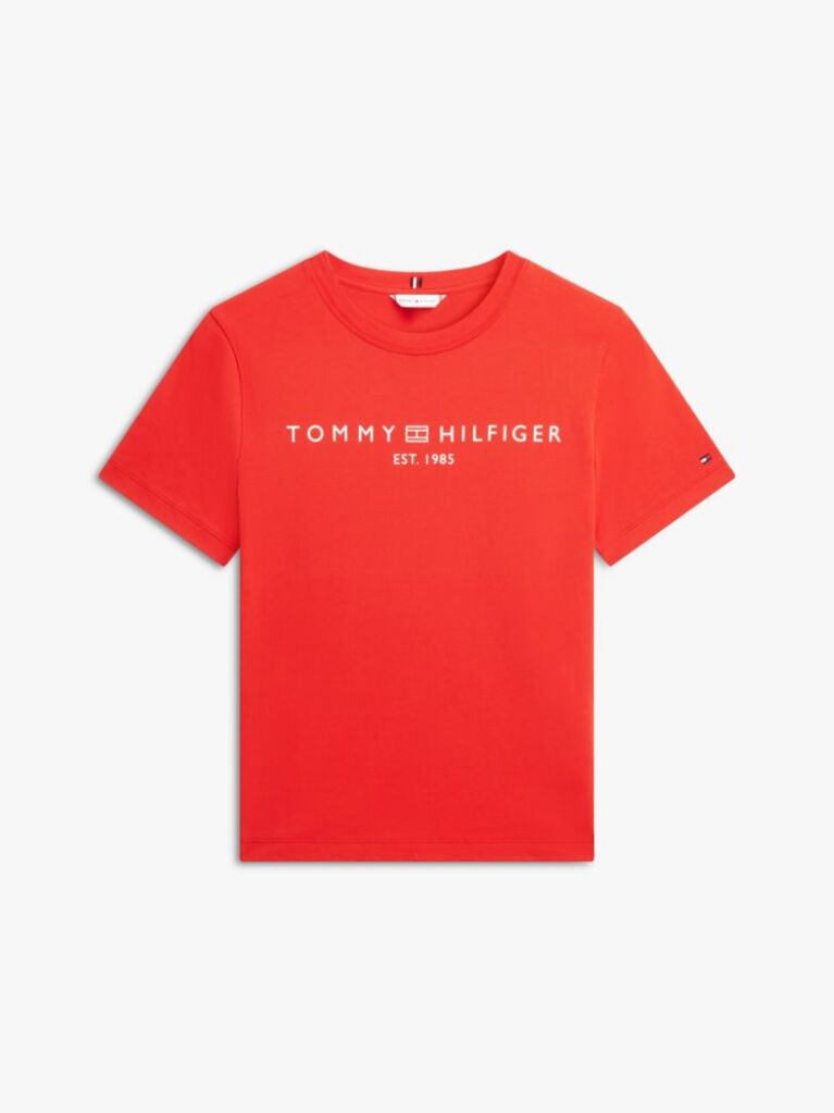 Red Logo Crew Neck T-Shirt  Women