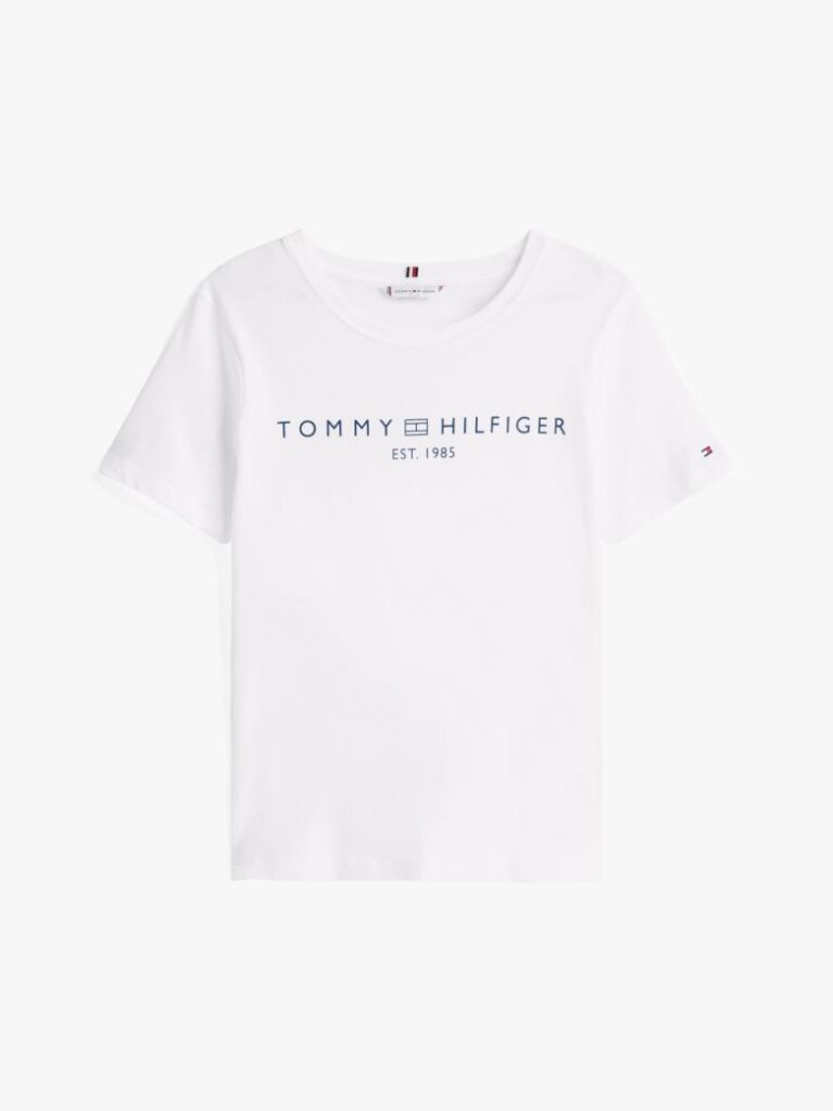White Logo Crew Neck T-Shirt  Women