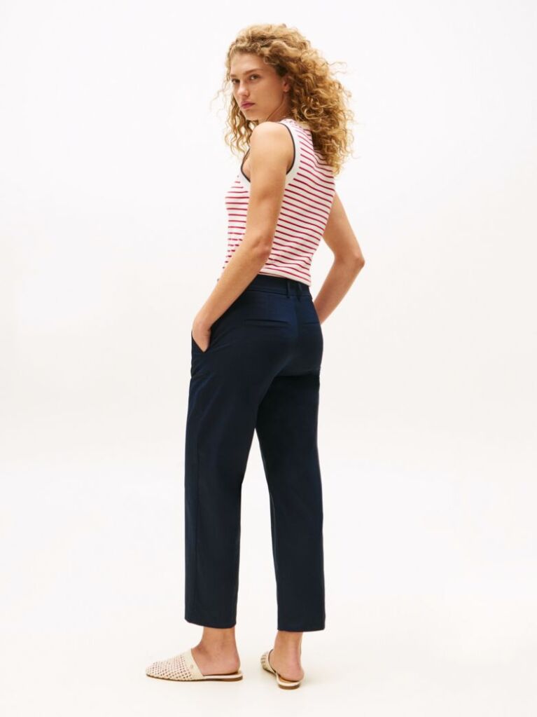 Μπλε Slim Παντελόνι Chinos  Γυναίκες