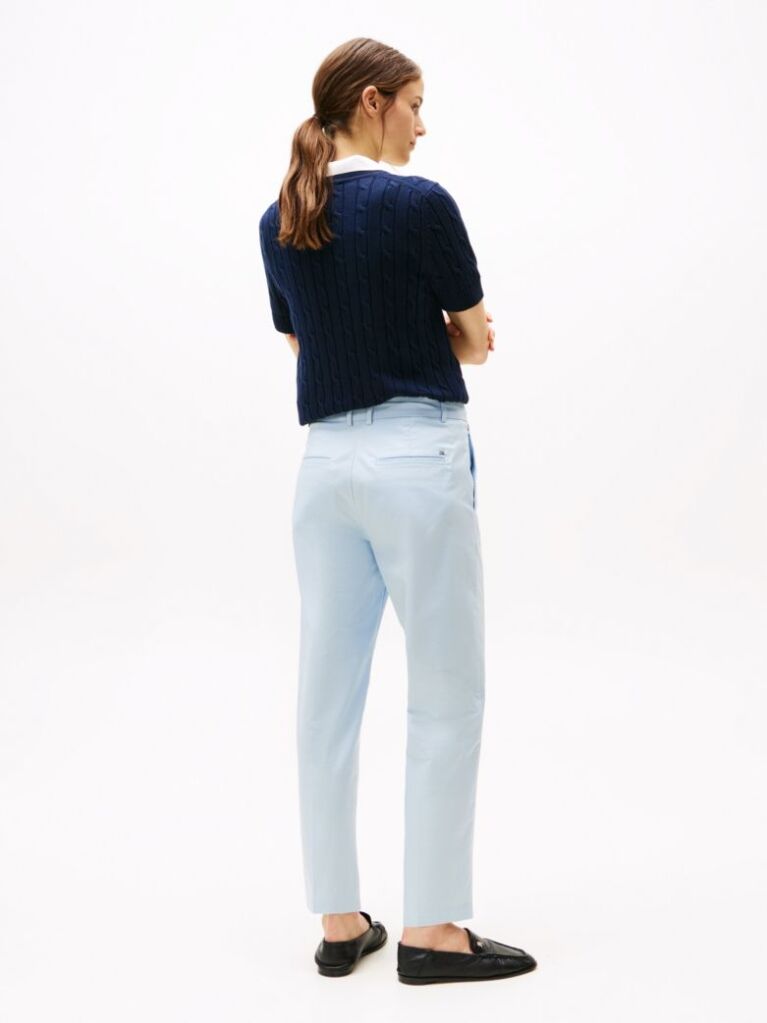 Μπλε Slim Παντελόνι Chinos  Γυναίκες